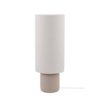 Lampa stojąca ceramiczna japandi boucle Florian Globen Lighting 02
